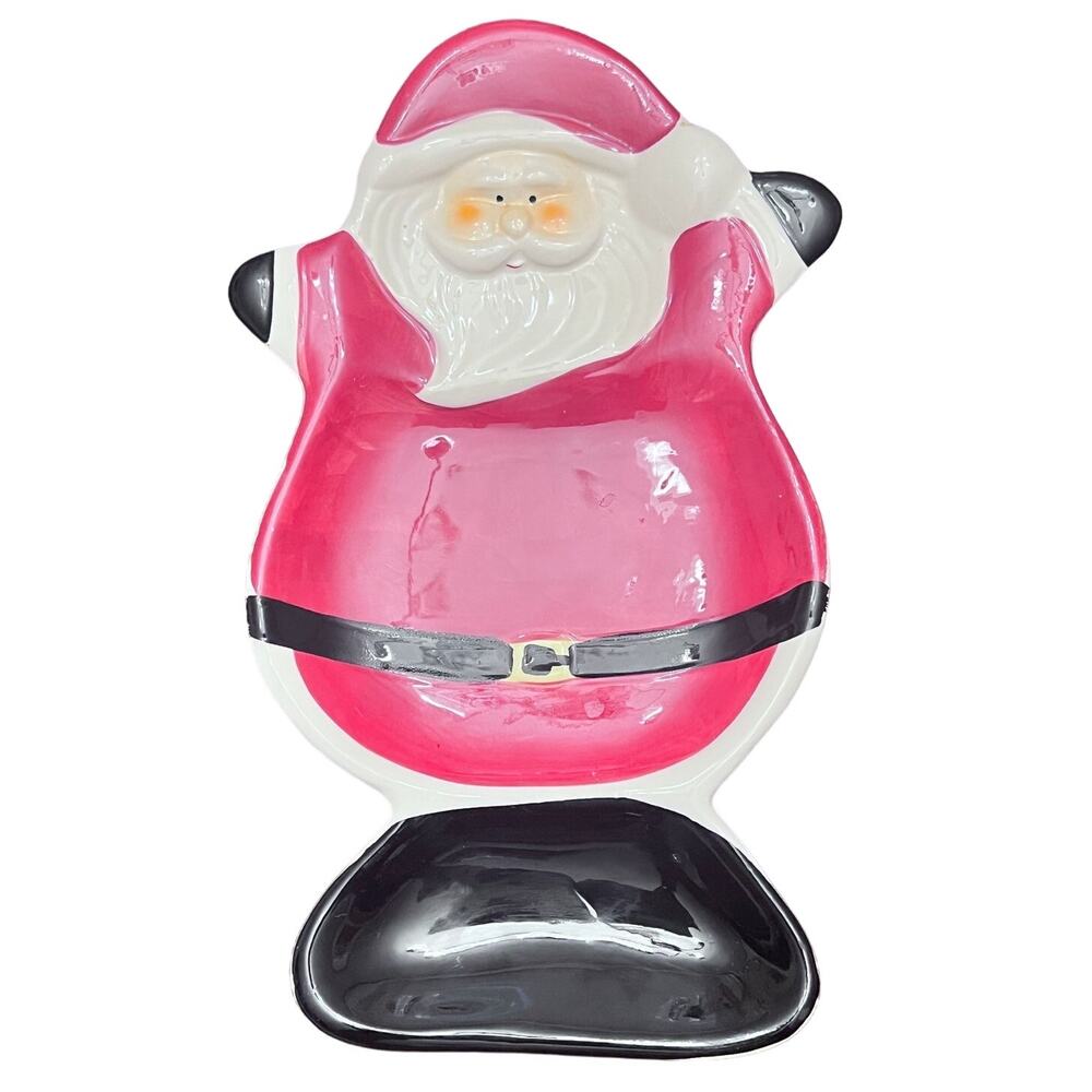 Santa Claus Spoon Rest - 9" H x 5" W, Excellent Condition, No Chips or Cracks